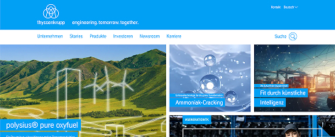 Negozio online del cliente Shopware "Thyssenkrupp"