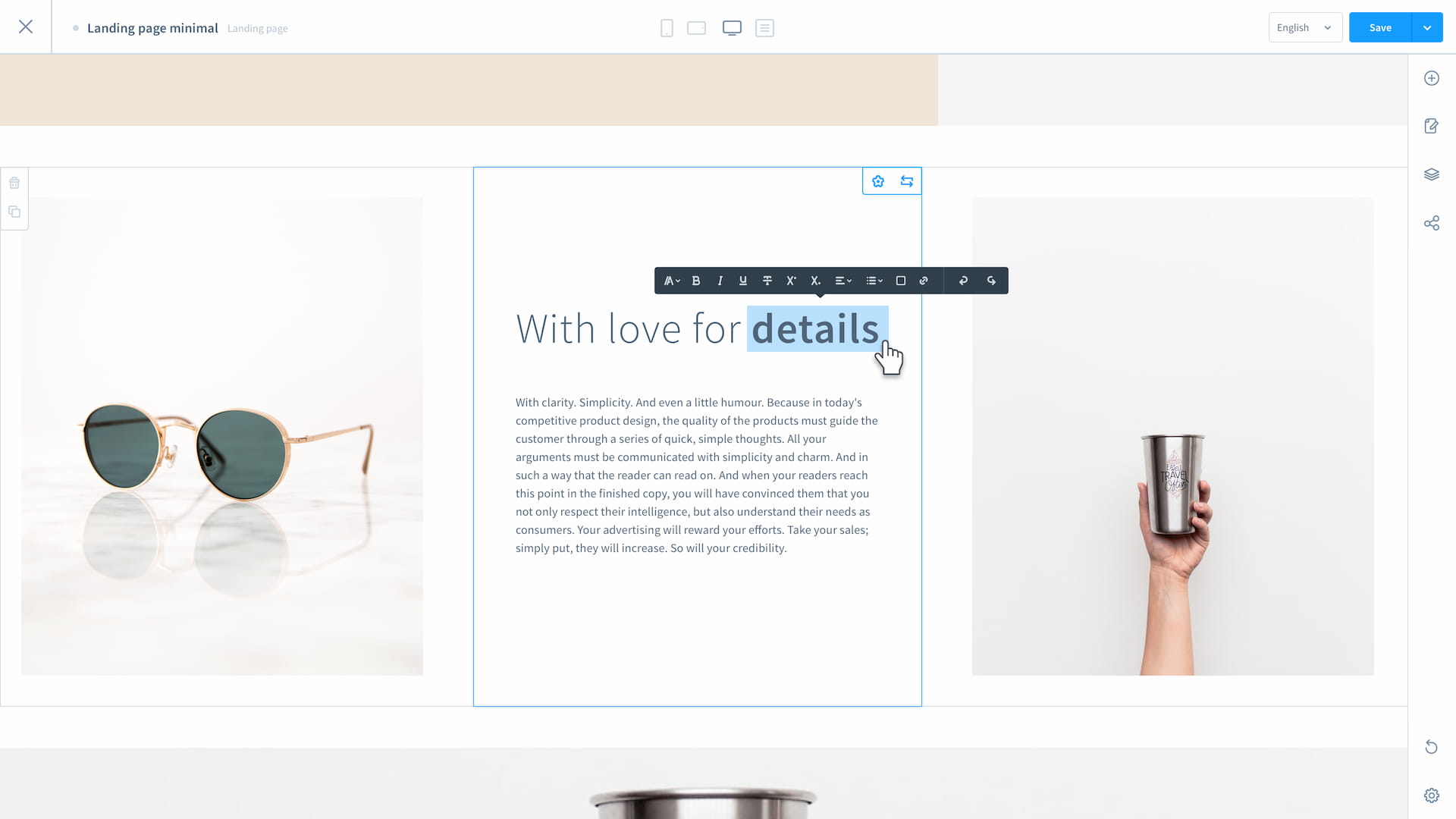Shopware 6 – Shopping Experiences - Text Edit
