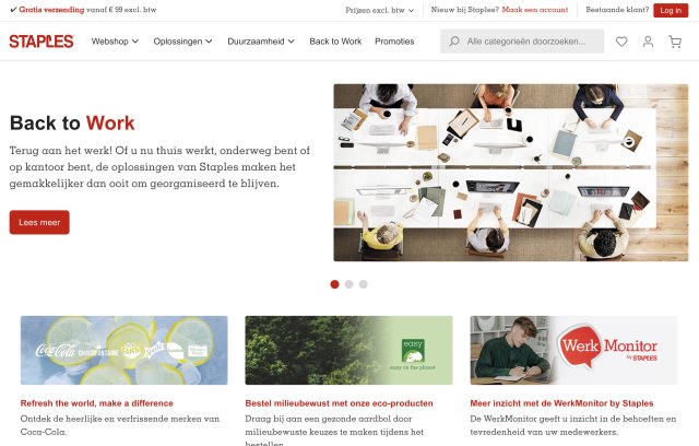 Staples Benelux Shop